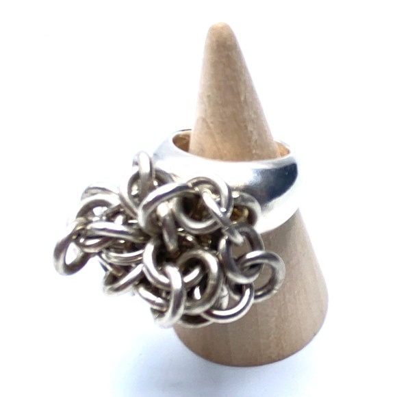 Sweetie Cascade Sterling Silver Statement Ring — Links of London — Size 7US EUC - Picture 2 of 8